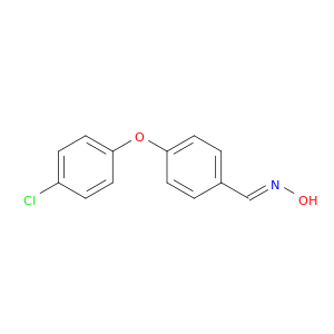 (E)-4-(4-氯苯氧基)苯(甲)醛肟