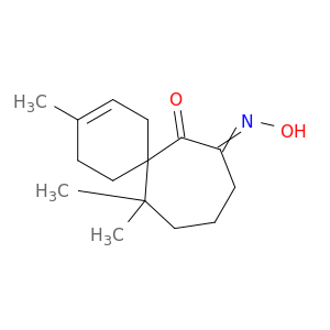 Spiro[5.6]dodec-2-ene-7,8-dione, 3,12,12-trimethyl-, 8-oxime