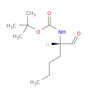 Carbamic acid, [(1S)-1-formylpentyl]-, 1,1-dimethylethyl ester