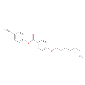 Benzoic acid, 4-(6-heptenyloxy)-, 4-cyanophenyl ester