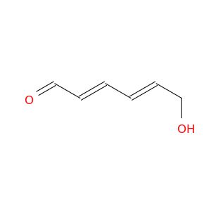 2,4-Hexadienal,6-hydroxy-, (2E,4E)-