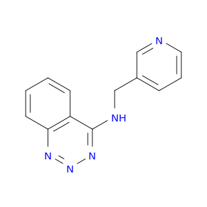 1,2,3-Benzotriazin-4-amine, N-(3-pyridinylmethyl)-
