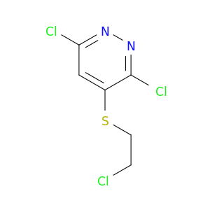 3,6-dichloro-4-[(2-chloroethyl)sulfanyl]pyridazine