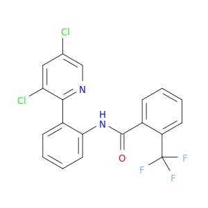 Benzamide, N-[2-(3,5-dichloro-2-pyridinyl)phenyl]-2-(trifluoromethyl)-