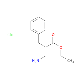 Benzenepropanoic acid, a-(aminomethyl)-, ethyl ester, hydrochloride