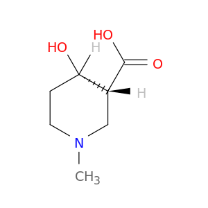 3-Piperidinecarboxylicacid, 4-hydroxy-1-methyl-, (3R,4S)-