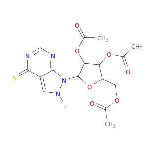 [3,4-diacetyloxy-5-(5-sulfanylidene-2,4,8,9-tetrazabicyclo[4.3.0]nona-1,3,6-trien-9-yl)oxolan-2-yl]methyl acetate