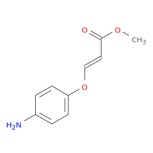 2-Propenoic acid, 3-(4-aminophenoxy)-, methyl ester, (2E)-