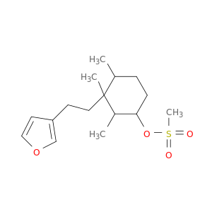 Cyclohexanol, 3-[2-(3-furanyl)ethyl]-2,3,4-trimethyl-, methanesulfonate