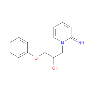 1(2H)-Pyridineethanol,2-imino-a-(phenoxymethyl)-