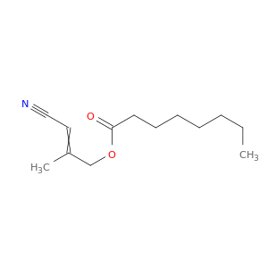 Octanoic acid, 3-cyano-2-methyl-2-propenyl ester