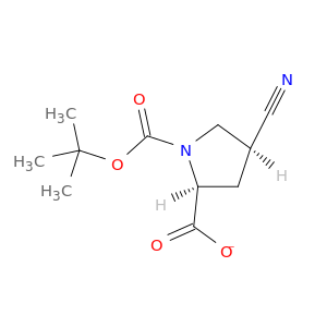 (2S,4S)-1-BOC-4-氰基吡咯烷-2-羧酸