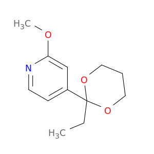 Pyridine, 4-(2-ethyl-1,3-dioxan-2-yl)-2-methoxy-