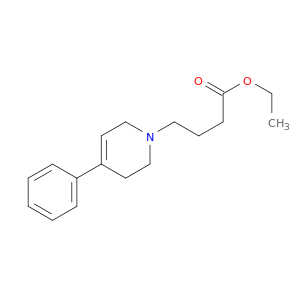 1(2H)-Pyridinebutanoic acid, 3,6-dihydro-4-phenyl-, ethyl ester