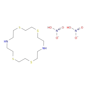 1,4,10,13-Tetrathia-7,16-diazacyclooctadecane, dinitrate