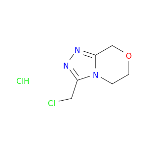 3-(chloromethyl)-5H,6H,8H-[1,2,4]triazolo[3,4-c][1,4]oxazine hydrochloride