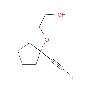 Ethanol, 2-[[1-(iodoethynyl)cyclopentyl]oxy]-
