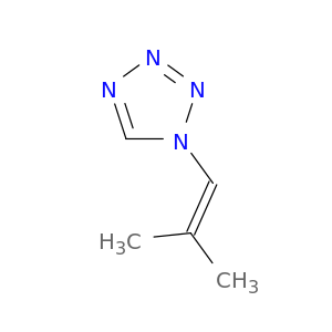 1H-Tetrazole, 1-(2-methyl-1-propenyl)-