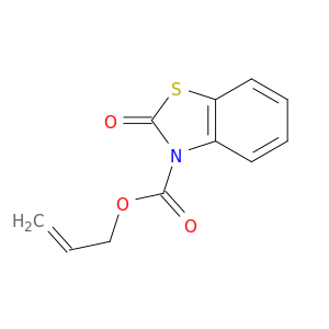 3(2H)-Benzothiazolecarboxylic acid, 2-oxo-, 2-propenyl ester