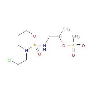 2-Propanol,1-[[3-(2-chloroethyl)tetrahydro-2-oxido-2H-1,3,2-oxazaphosphorin-2-yl]amino]-,methanesulfonate (ester) (9CI)