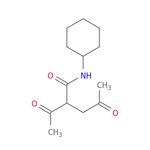 Pentanamide, 2-acetyl-N-cyclohexyl-4-oxo-