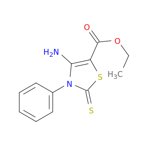 2-硫代-3-苯基-4-氨基噻唑-5-甲酸乙酯