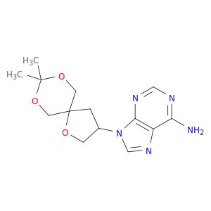 9H-Purin-6-amine, 9-(8,8-dimethyl-1,7,9-trioxaspiro[4.5]dec-3-yl)-