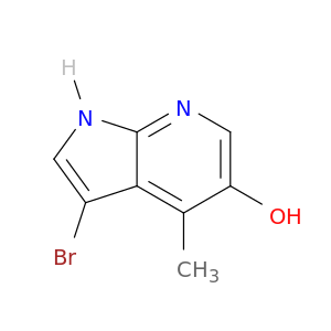 3-溴-4-甲基-1H-Pyrrolo[2,3-B]吡啶-5-OL