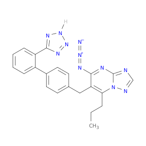 [1,2,4]Triazolo[1,5-a]pyrimidine,5-azido-7-propyl-6-[[2'-(2H-tetrazol-5-yl)[1,1'-biphenyl]-4-yl]methyl]-