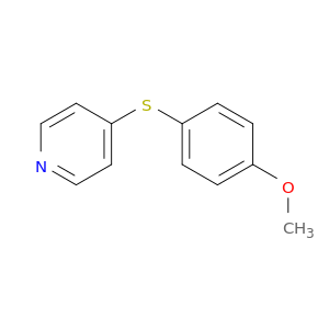 Pyridine, 4-[(4-methoxyphenyl)thio]-