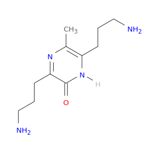 2(1H)-Pyrazinone, 3,6-bis(3-aminopropyl)-5-methyl-