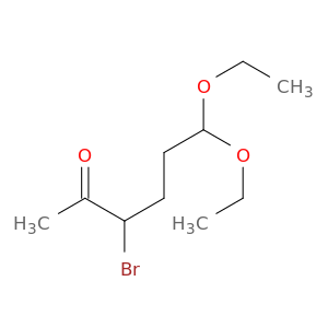 2-Hexanone, 3-bromo-6,6-diethoxy-