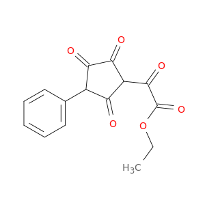 ethyl oxo(2,3,5-trioxo-4-phenylcyclopentyl)acetate