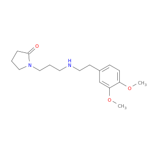 2-Pyrrolidinone, 1-[3-[[2-(3,4-dimethoxyphenyl)ethyl]amino]propyl]-