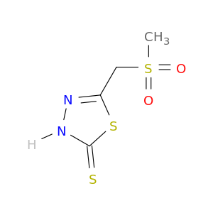 1,3,4-Thiadiazole-2(3H)-thione, 5-[(methylsulfonyl)methyl]-