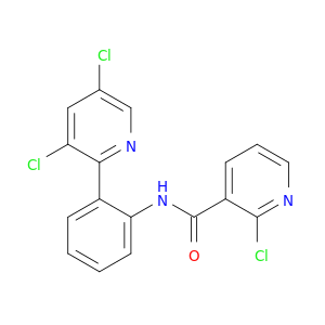 3-Pyridinecarboxamide, 2-chloro-N-[2-(3,5-dichloro-2-pyridinyl)phenyl]-