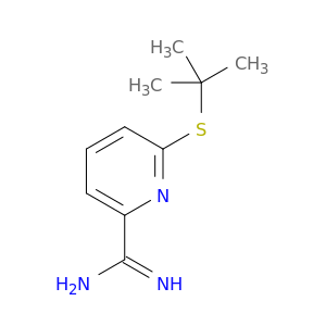 6-(tert-butylsulfanyl)pyridine-2-carboximidamide