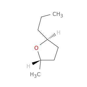 Furan, tetrahydro-2-methyl-5-propyl-, trans-