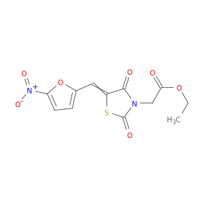 3-Thiazolidineaceticacid, 5-[(5-nitro-2-furanyl)methylene]-2,4-dioxo-, ethyl ester