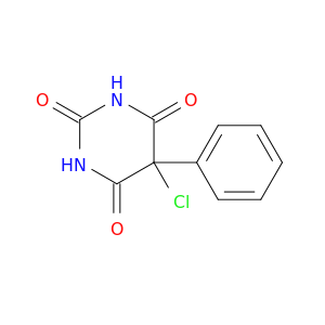 2,4,6(1H,3H,5H)-Pyrimidinetrione, 5-chloro-5-phenyl-