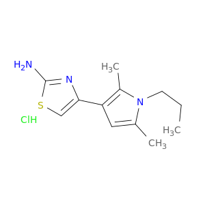 4-(2,5-Dimethyl-1-propyl-1H-pyrrol-3-yl)-1,3-thiazol-2-amine Hydrochloride