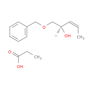 3-Penten-2-ol, 1-(phenylmethoxy)-, propanoate, (2R,3E)-