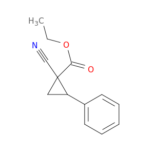 Cyclopropanecarboxylic acid, 1-cyano-2-phenyl-, ethyl ester