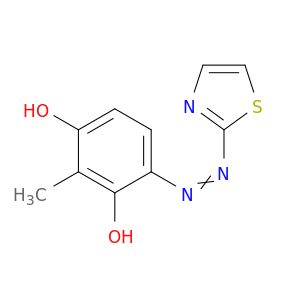1,3-Benzenediol, 2-methyl-4-(2-thiazolylazo)-