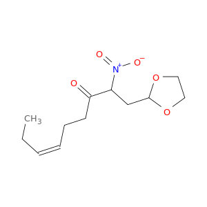 6-Nonen-3-one, 1-(1,3-dioxolan-2-yl)-2-nitro-, (Z)-