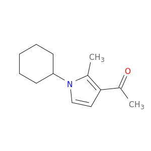 Ethanone, 1-(1-cyclohexyl-2-methyl-1H-pyrrol-3-yl)-