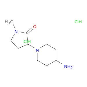 3-(4-Aminopiperidin-1-yl)-1-methylpyrrolidin-2-one dihydrochloride