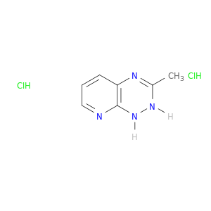 Pyrido[3,2-e]-1,2,4-triazine,1,2-dihydro-3-methyl-, hydrochloride (1:2)