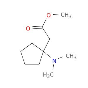 Cyclopentaneacetic acid, 1-(dimethylamino)-, methyl ester (9CI)