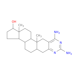 8,10-diamino-11a,13a-dimethyl-2,3,3a,3b,4,5,5a,6,11,11a,11b,12,13,13a-tetradecahydro-1h-cyclopenta[5,6]naphtho[1,2-g]quinazolin-1-ol